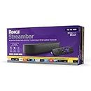 Roku Streambar (Official Manufacturer Product) | 4K/HD/HDR Streaming Media Player & Premium Audio, All in One, Includes Roku Voice Remote