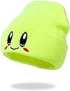 JILANI HANDICRAFT - Kirby Beanie Adult Size Anime Hat Accessory Kawaii, Medium-Large, Light Green, Medium