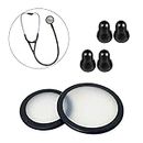 KONAMO Replacement Accessories Kit Fits Classic 3， Cardiology 3 & Cardiology 4 Stethoscope for Littman Stethoscope Replacement Parts & Stethoscope Bell Cover and Ear Tips Replacement Parts.