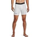Under Armour Men's Ua Hg Armour Shorts Gym Shorts for Sport, Running Shorts White
