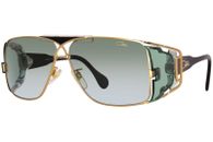 Cazal Legends 955 011 Sunglasses Men's Black/Gold/Green Gradient Lenses 63-mm