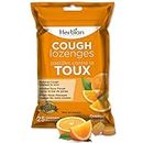 Herbion Naturals Cough Lozenges with Natural Orange Flavour, 25 Lozenges - Relieves Cough, Clears Nasal Congestion, Soothes Sore Throat; For Adults and Children 12 years and above