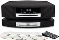 Bose Wave Music System with Multi-CD Changer - Graphite Grey (Black), Compatible with Alexa Amazon Echo