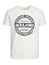 JACK & JONES Herren Jjejeans Tee O-neck Noos 23/24 T-Shirt, Cloud Dancer, XL EU