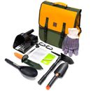 ASR Outdoor 19pc Metal Detector Accessories Kit with Unique Musette Tool Bag