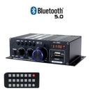 Amplificador de Potencia Bluetooth 2 Canales Mini HIFI Audio Estéreo Amplificador Hogar Coche FM 800W