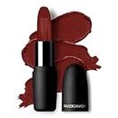 FACES CANADA Weightless Matte Lipstick - Maroon Love 06 (Maroon), 4.5g | Highly Pigmented Lip Color | Smooth One Stroke Glide | Moisturizes & Hydrates Lips | Vitamin E, Jojoba & Almond Oil Enriched