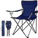 LORD LUCIFER Folding Beach Chair - Lightweight High Back Camping Chair for Adults - Foldable Outdoor Seat with Carry Bag - Ideal for Camp, Beach, Picnic