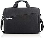 Bennett Mystic 15.6 inch Laptop Shoulder Messenger Sling Office Bag, Water Repellent Fabric for Men and Women (Black)