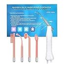 Yofuly High Frequency Face Wand, Portable High Frequency Facial Machine with 4 Red Neon Stabs, Skin Tightening Machine for Facial Beauty, Face Device for Skin Care Home Salon Use
