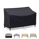 POMER Garden Bench Covers 2/3 Seater, Waterproof Outdoor Furniture Loveseat Cover Fit for Patio 3 Seat Sofa Cover