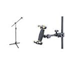 Hercules Stands MS533B Hideaway Boom Stand & DG307B Adaptive Tablet and Phone Holder