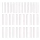 NUOBESTY 100Pcs Eraser Replacement Core Electric Pencils Mechanical Battery Operated Eraser Refills auto erasers Battery Operated Pencil batería portátil White Simple Student use Substitute