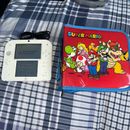 Nintendo 2DS White & Pink Handheld System With USB Charger And Super Mario Case