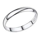 Sterling Silver Jewelry Size 5 Band Rings For Women Teens