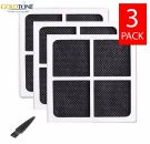 3 Replacement Refrigerator Air Filters for LG LT120F, Kenmore Elite 469918, ADQ