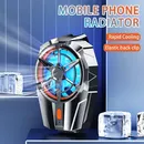 Cell Phone Cooler Portable Mobile Phone Radiator Phone Cooling Fan Three Speed Adjustable Cell Phone