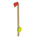 Tackle Ice Fishing Tip Parts Pine Triangle Wooden Ice Fishing Rod Flag