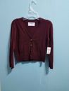 Sweater for girls old NAVY size xs or 5T new with tag color wine stain.