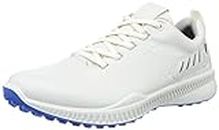 ECCO Men's S-Hybrid Hydromax Waterproof Golf Shoe, White, 12-12.5