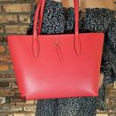 NWT Kate Spade Adel Leather Small Tote Stop Light Orangish Red Shoulder Bag 