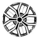 Pilot Automotive WH142-15S-B 15 Inch Super Sport Black & Silver Universal Hubcap Wheel Covers for Cars - Set of 4 - Fits Most Cars