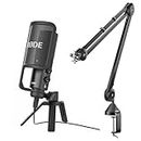Rode Microphones PSA-1 Microphone NT-USB de qualité studio avec perche Rode