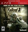 Fallout 3 Game of the Year Edition Playstation 3 PS3 Bethesda - Brand New!
