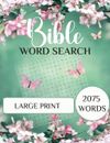 BIBLE WORD SEARCH BOOK LARGE PRINT 100 PUZZLES 2075 WORDS (WITH SOLUTIONS) - NEW