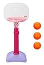 Little Tikes Easy Score Basketball Set, Pink, 3 Balls, 22.00 L x 23.75 W x 61.00 H Inches