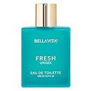 Bella Vita Luxury FRESH Unisex Eau De Toilette Perfume with Bergamot, Lavender,Ylang Ylang|Premium, Long Lasting Fresh Fragrance for Men & Women 100ML