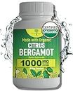 Organic Quality Citrus Bergamot- Highest >50% Polyphenols- Vegan 90 caps- 3rd Party Tested-USA Made Supplement- Helps Maintain Cholesterol Levels, Blood Sugar, Blood Pressure & Triglyceride