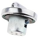 ATORSE Silver Metal Fuel Gas Tank Cap for GY6125 Scooter Moped Dirt Bikes