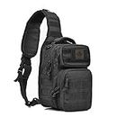 Coolton Tactical Sling Bag, Shoulder Army Molle Daypack, Hiking Hunting Trekking