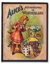 Alice im Wunderland Aufnäher weißes Kaninchen Karten verrückter Hutmacher Lewis Carroll