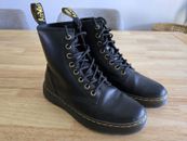 Dr Martens Boots Zavala AW004 Black Combat Lace Up Shoes Womens 6 Mens 5