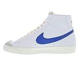 Nike Men's Basketball Shoe, White/Habanero Red/Medium Blue/Sail, 9 US