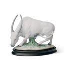 Lladro Chinese Zodiac the Ox Figurine Porcelain/Ceramic in Gray/White | 6.69 H x 8.27 W x 3.94 D in | Wayfair 01008369