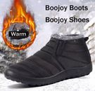 Winter Boots  Men Womens Winter Snow Boots Waterproof Anti-Slip Booties