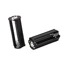 REHOC 2Pcs Black Battery Holder for 3 x 1.5V AAA Batteries Flashlight Torch