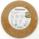 Fackelmann Salvamanteles de Corcho magnético 18,5 cm de diámetro, Protege el mobiliaro de rayaduras, deslizamientos, Golpes y del Calor de ollas y sartenes