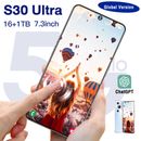 Factory Unlocked 4G 5G Smartphone 7.3" 16GB+1TB Dual SIM Android Mobile Phones