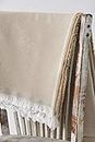 TEXTIL-HOME Textilhome - Couvre-lit por Canape à Housse Dante, Taille 230x285 cm - Jeté de lit ou Jeté de canapé - Couleur Camel