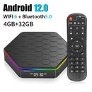 2024 Smart TV BOX 4 GB + 64 GB Android 12.0 cuatro núcleos WIFI red reproductor multimedia