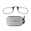 ThinOptics Reading Glasses And Keychain Fob 1.50 Strength Black Frame