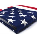Anley Everstrong 6x10 Foot American Flag Embroidered US Flag USA Banner Nylon