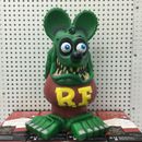 13" Green Brown  RAT FINK Action Figure Big "Daddy" Ed Roth Gift Toy