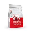 PhD Nutrition Diet Whey proteína en polvo, Prote�ína de suero de leche sabor a Fresa, 17 gr de proteína por porción, 80 porciones, Bolsa de 2 Kg