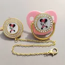 Disney Bling Chupetero Silicona Para Bebe Safety Sleeping Pacifier Toys Luxuey Soother Nipple Clamps