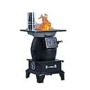 DDSS Indoor Wood-Burning Heating Stove, Thickened Cast Iron Rural Heating Stove, Smokeless Cooker, Energy Power Saving.